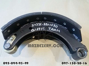 Колодка тормозная в сборе правая (ширина накладки 160 мм) (ТАИМ) 9919-3501090