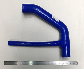 Патрубок радиатора нижний (L=505 mm,d=48) 4-х слойный (СИЛИКОН) С/К