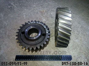 Шестерня ведомая нового образца (мелкий шлиц) (z=28) D-65 mm (МАЗ)