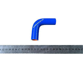 Патрубок угловой (L1-75/L2-75/d-19,5/угол 90) 4-х слойный (СИЛИКОН) С/К