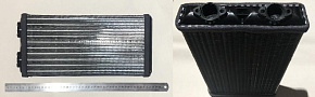 Радиатор отопителя нового образца под фланцы D-21 mm (45 градусов)