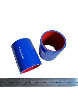 Патрубок интеркуллера МАЗ-4370 (70х80х95 d=70 mm) 4-х слойный (СИЛИКОН)