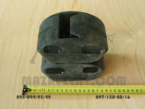 Подушка вкладыша передней рессоры (резиновая) (БРТ)
