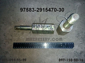 Палец крепления амортизатора полуприцепа (приварной) нов. обр. (L=185 mm) (МАЗ)