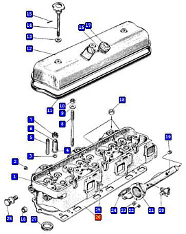 Прокладка головки блока (нового образца) (MR)