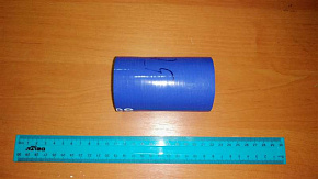 Патрубок радиатора нижний нового образца (50х100 d=50 mm) 4-х слойный (СИЛИКОН) С/С