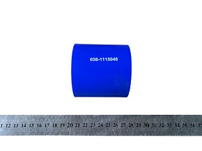 Патрубок турбокомпрессора (ОТ ТУРБИНЫ НА ИНТЕРКУЛЕР) 4-х слойный (L-90 D- 75*85) (СИЛИКОН)