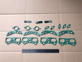 К-кт прокладок ГБЦ общ. гол. ЗЕЛЕНЫЙ МБС (резинки+уплотнители) ЯМЗ-7511,238БЕ, ДЕ (Балаково)