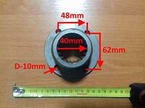 Фланец КОМ (4 отв.) кран Ивановец (Беларусь)