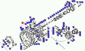 Картер демультипликатора в сборе (демультипликатор) КПП-543205 (МАЗ)