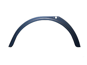 Крыло переднее левое кабина без спальника (ПЛАСТИК ЧЕРНЫЙ) (MR)