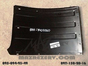 Брызговик кабины задний (правый,металл.) (кабина без спальника) (МАЗ)