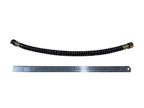 Шланг тормозной (Г-Г) (М-27) L-605 mm в оплётке (MR)