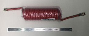Пневмошланг витой М22х1,5 - М22х1,5 (красный) (WABCO)