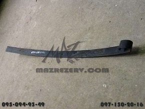 Лист №2 передней рессоры с витым ухом L-1950 mm (МАЗ)