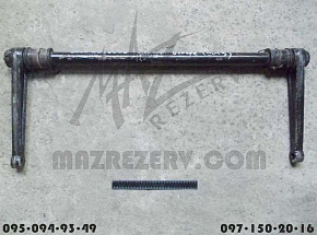 Вал стабилизатора задний старого образца в сборе с рычагами (Беларусь)