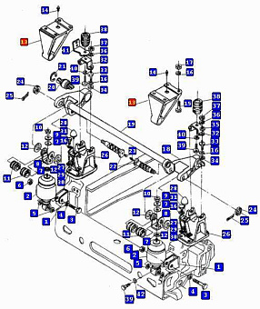Кронштейн крепления стабилизатора верхний ЕВРО (МАЗ)