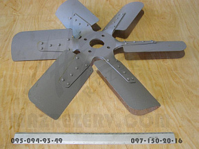 Крыльчатка вентилятора ЯМЗ-238Н (МАЗ,КРАЗ с турбонаддувом) D-50x600 mm (ЯМЗ)