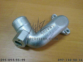 Патрубок отводящий теплообменника нов. образца (ЯМЗ) под 7511 теплообменник