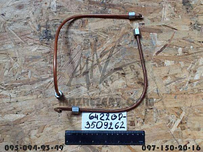 Трубка подвода масла к компрессору нов.обр (L-405 mm) (МАЗ)