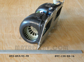 Блок вентиляторный в сборе (в отопитель нового образца) (Беларусь) 643008-8101010