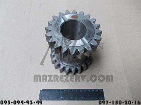 Блок шестерен заднего хода нового образца (20х20) (ЯМЗ)