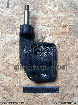 Кронштейн амортизатора передней рессоры нижний (левый) (МАЗ)