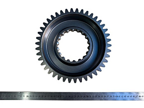 Шестерня понижающей передачи выходного вала демультипликатора (9JS135A) (наруж. 42 зуб. внутр.18 з.)