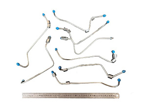 К-кт трубок ТНВД L-455 mm (8 шт. гнутые) (MR)