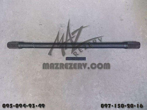 Полуось левая без блокировки (L=1030 mm) (МАЗ)