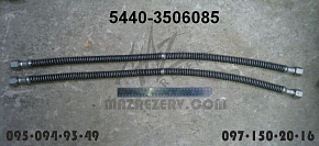 Шланг тормозной МАЗ L=900 mm (Г-Г) М27 в оплётке (БААЗ)