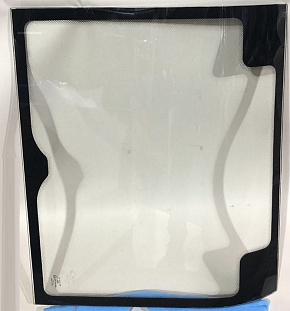 Стекло кабины машиниста заднее КРАН-МАЗ (770х680 mm) (Беларусь)