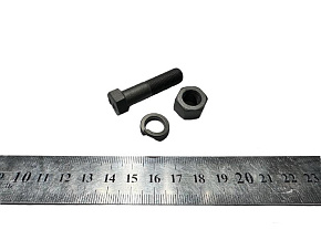 Болт карданный с гайкой М10х40 ПРОЧНОСТЬ 10,9 (ТЕФЛОН) (MR)
