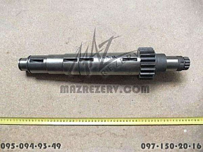 Вал промежуточный КПП-238ВМ Z=20 под вал отбора мощности (ТМЗ)