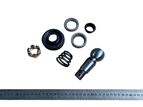 Р/к рулевого наконечника (полный) (палец+сухари+пружина+уплот+гайка+шплинт) (MR)