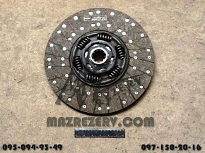 Диск сцепления  МАЗ-4370 (SACHS) (D-362 mm) (ступичка D-38 mm)